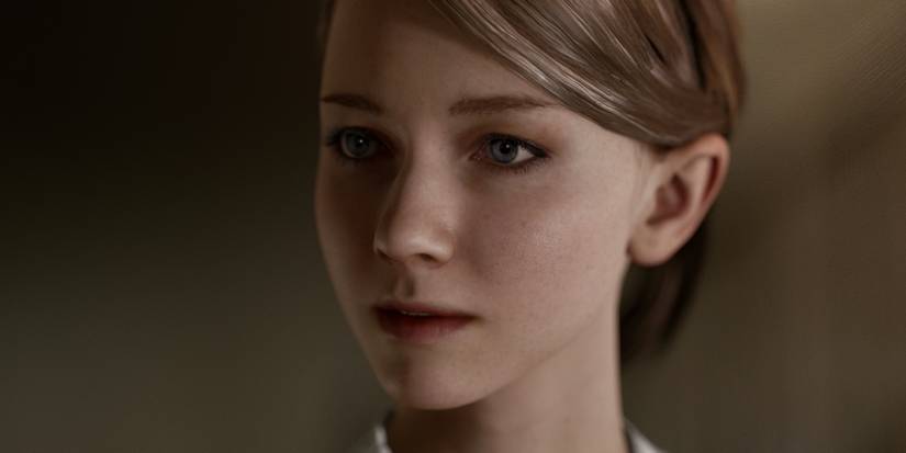 Kara looking into camera