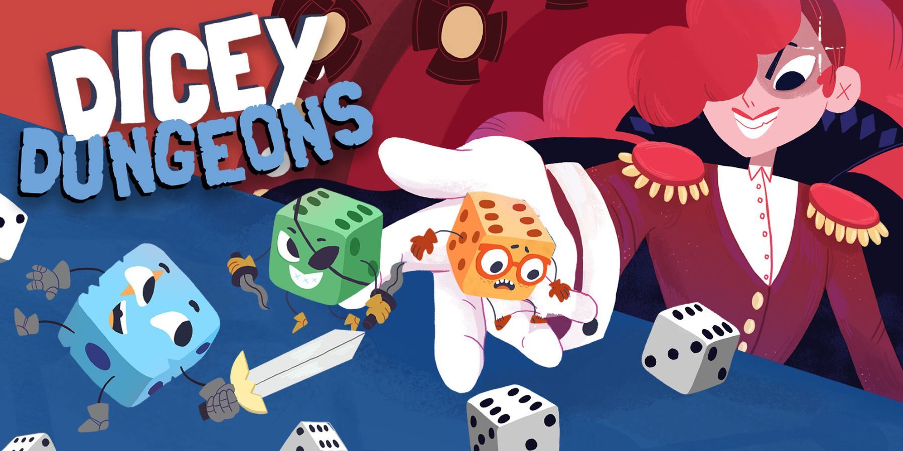 dicey dungeons cover art.