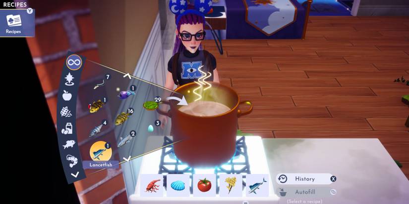 disney dreamlight valley lancetfish paella ingredients