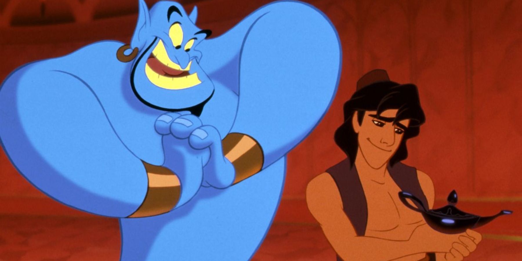 The Genie and Aladdin in Aladdin