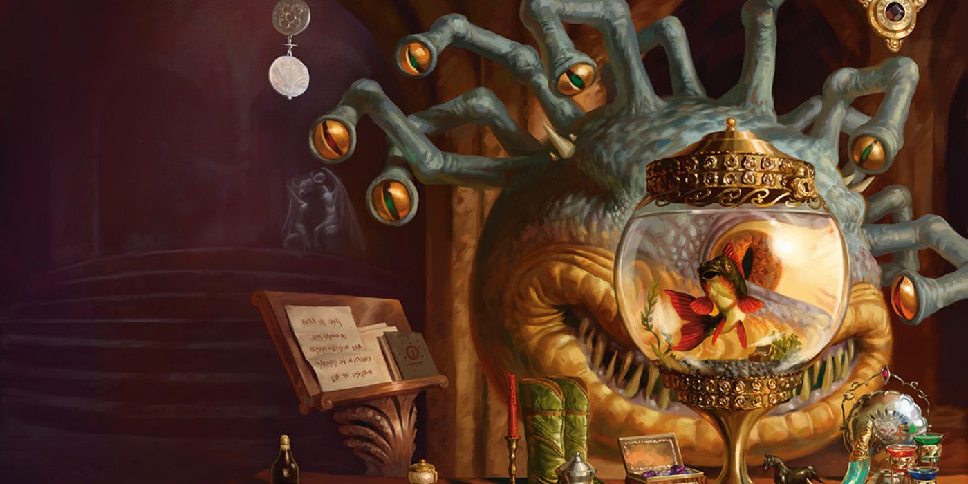 Xanathar the Beholder in the cover art for Dungeons and Dragons: Xanathar's Guide to Everything