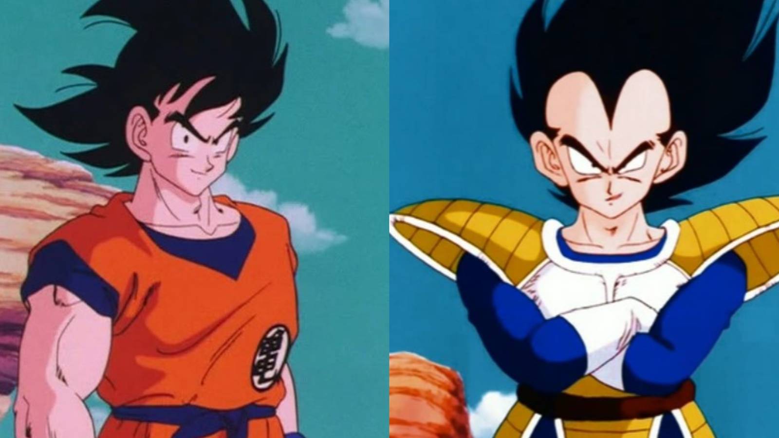 Dragon Ball Goku Vegeta Saiyan Saga