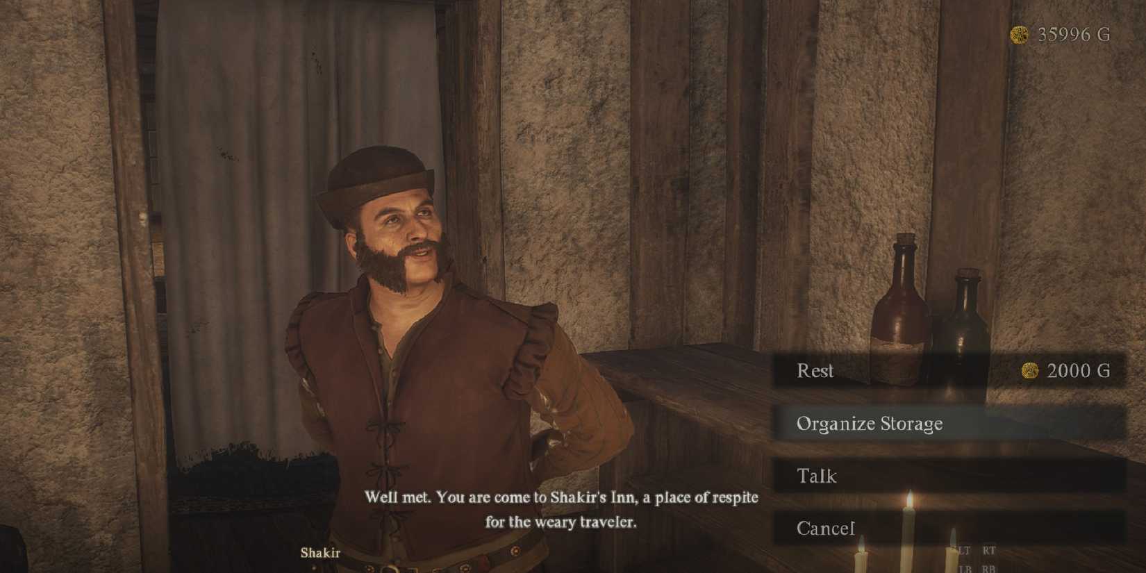 Dragon's Dogma 2 - Accessing Storage At Inn