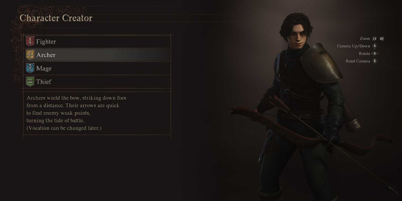 Dragon's Dogma 2 Character Creation Male Archer