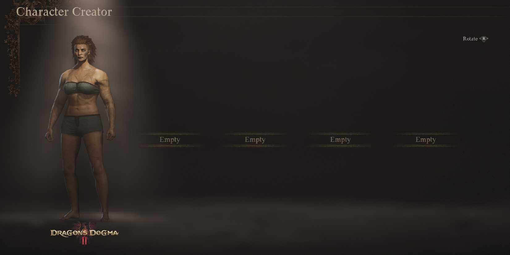 Dragon's Dogma 2 - Character Creator Menu