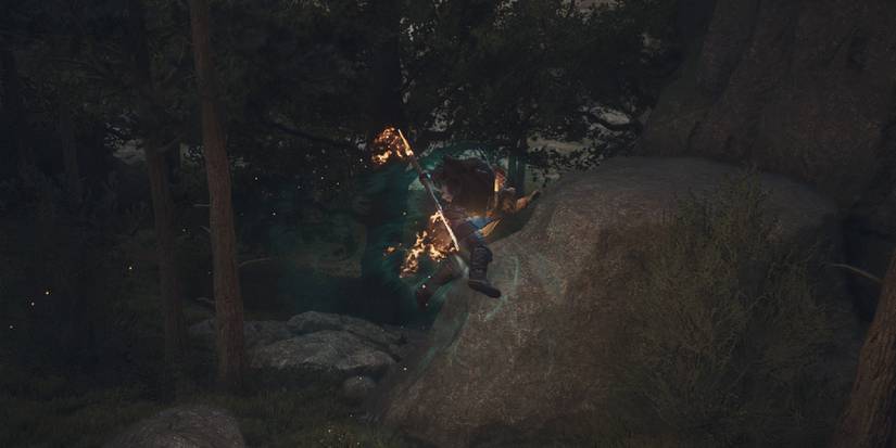 Dragon's Dogma 2 - Crossing A Gap Using Mystic Spearhand