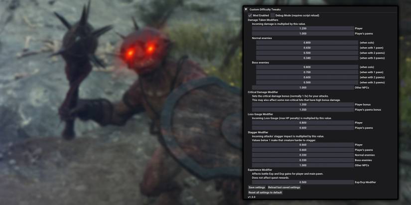 Dragon's Dogma 2 - Difficulty Mod