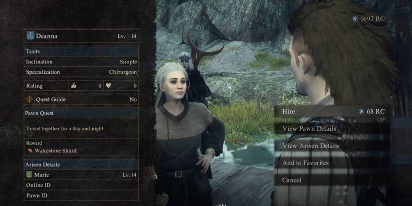 A Pawn profile in Dragon's Dogma 2