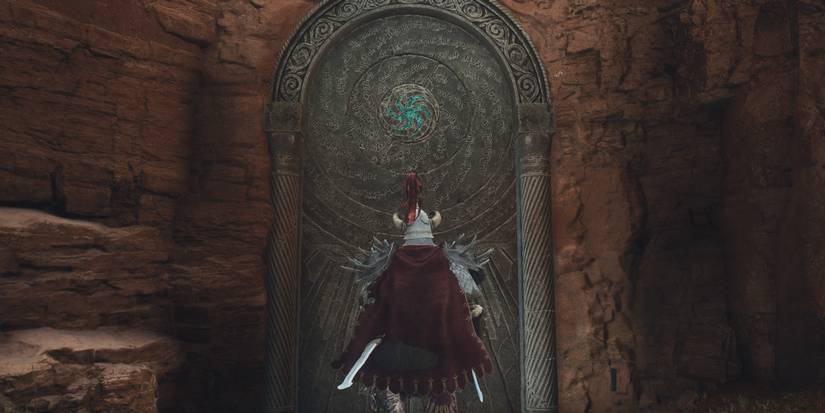 Dragon's Dogma 2 - Looking Up At Spellseal Door