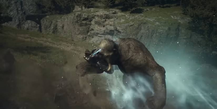 Dragon's Dogma 2 Riding On Cyclops Eye