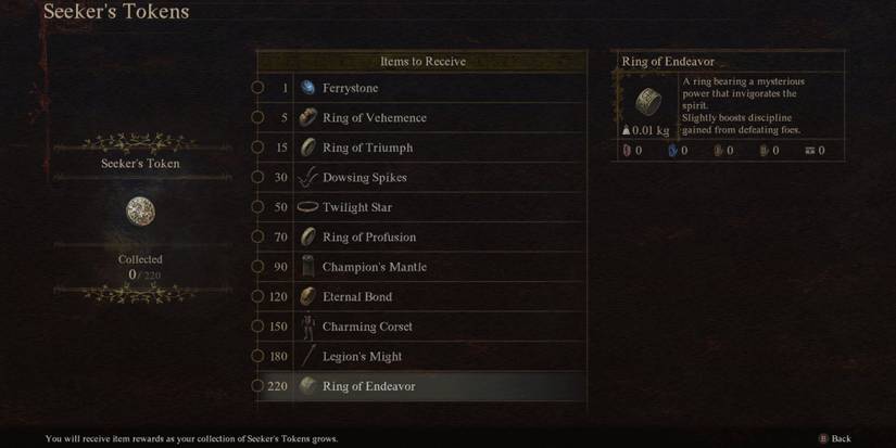 Dragon's Dogma 2 Seeker's Tokens
