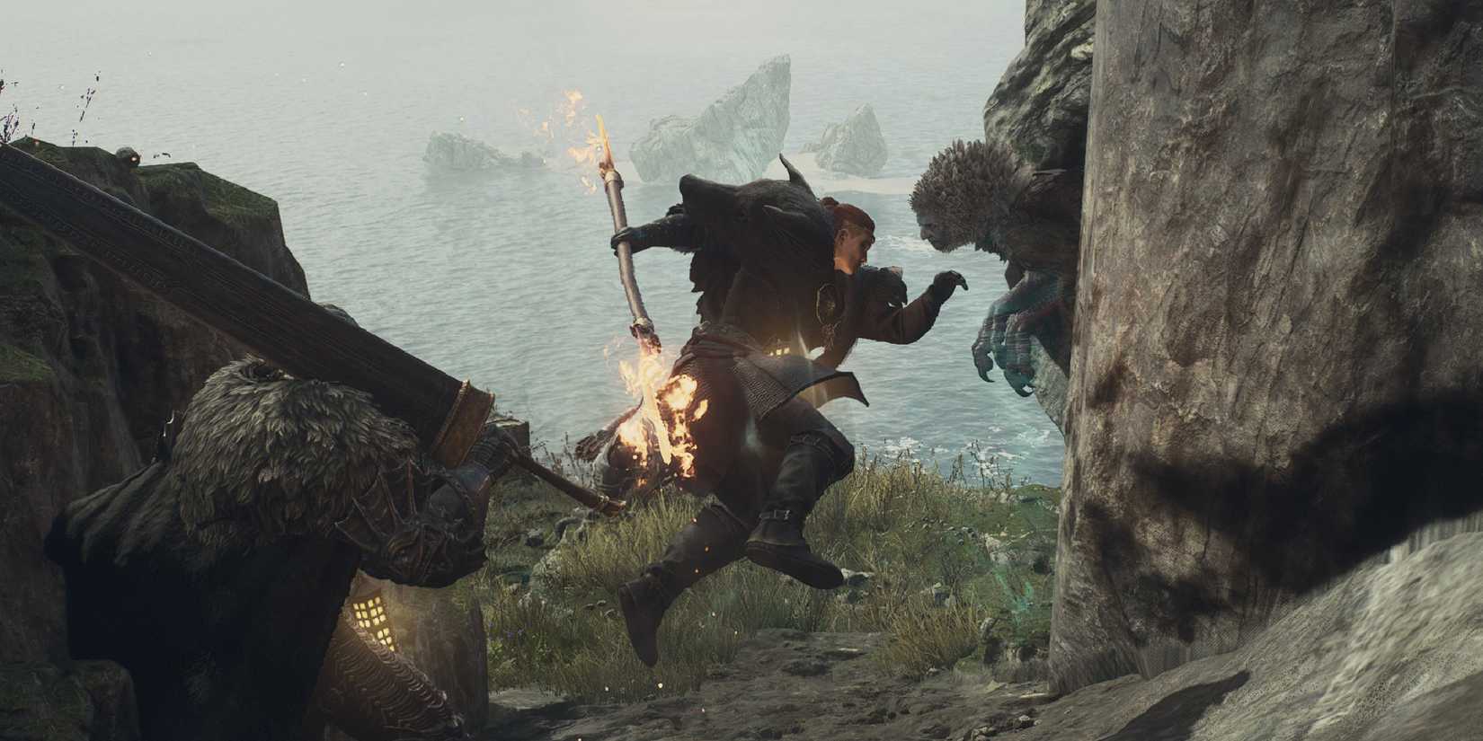 Dragon's Dogma 2 - Trying To Hit A Harpy Midair