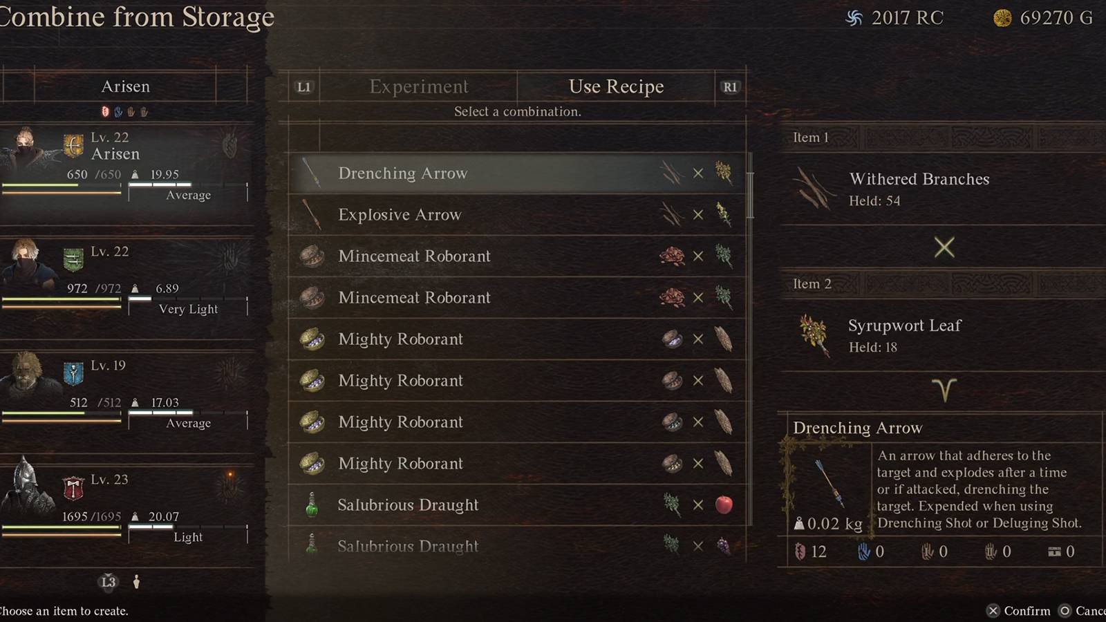 dragons dogma 2 all recipes