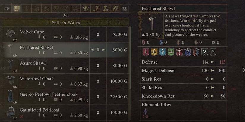 Dragons Dogma 2 Best Cloaks Ian Harve Village Feathered shawl