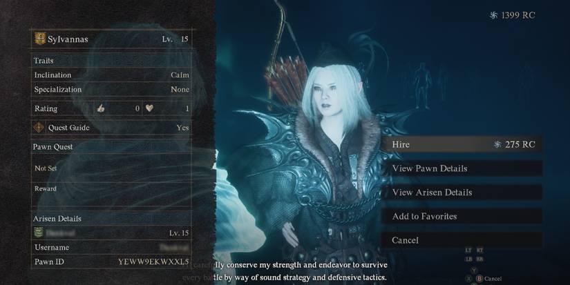 Dragons Dogma 2 Fun Pawn IDs Sylvanas Pawns Tips