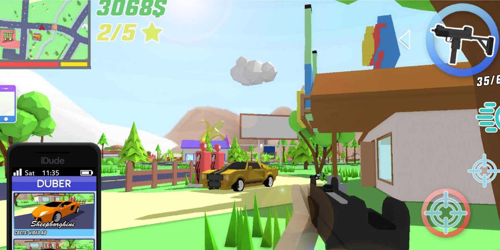 Dude Theft Wars gameplay