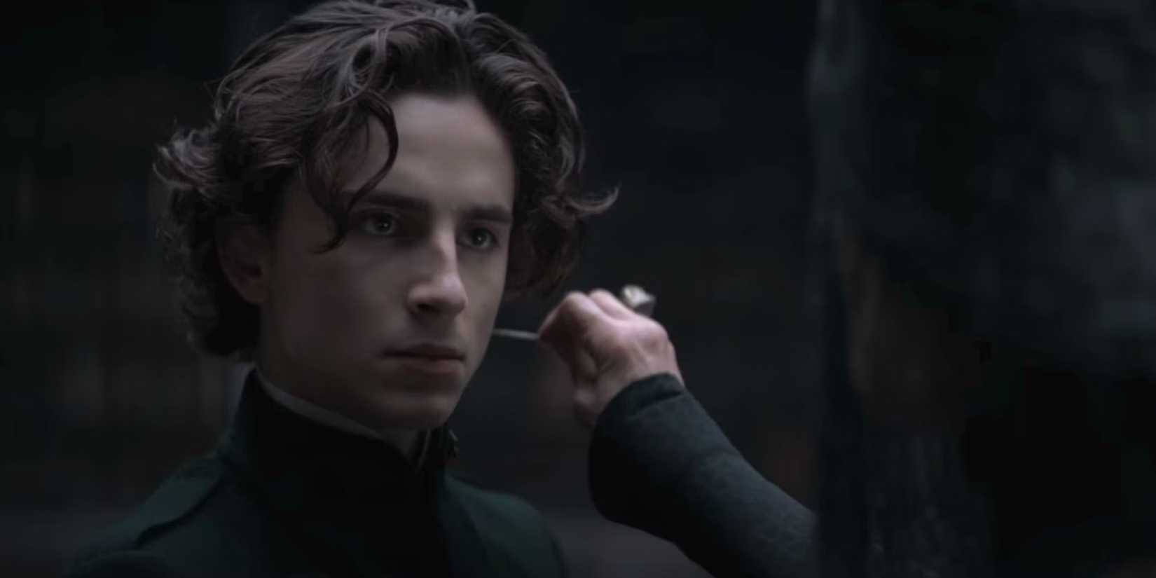 Dune Part  II Paul Atreides Gom Jabbar Test Cropped