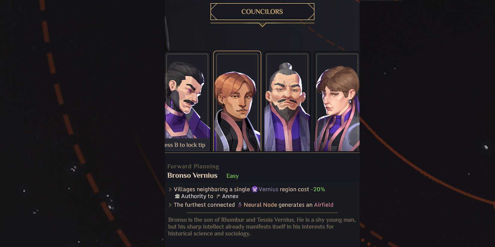 Dune Spice Wars Best Councilors Bronso Vernius