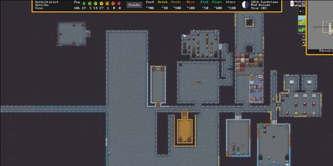 Dwarf Fortress gameplay