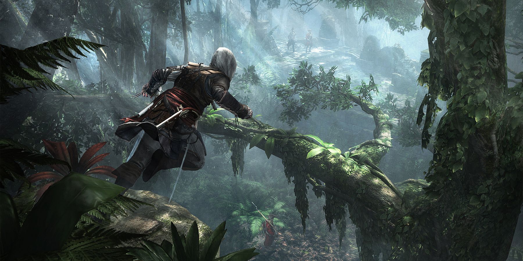 Edward Kenway tree parquor in Assassin's Creed 4 Black Flag