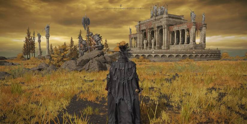 Elden Ring - Guardian Golems near Dectus Lift