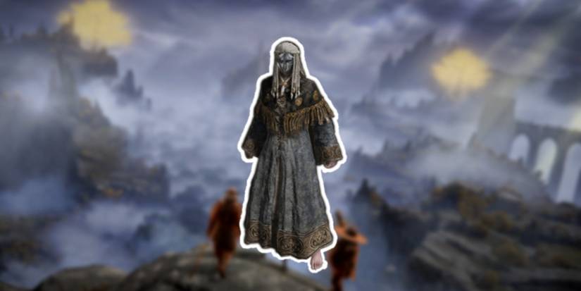 Elden Ring House Marais Set in foreground with Liurnia background