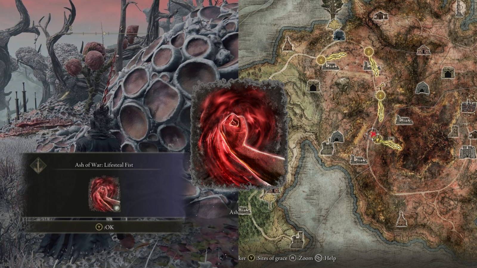 Elden Ring Lifesteal Fist location guide