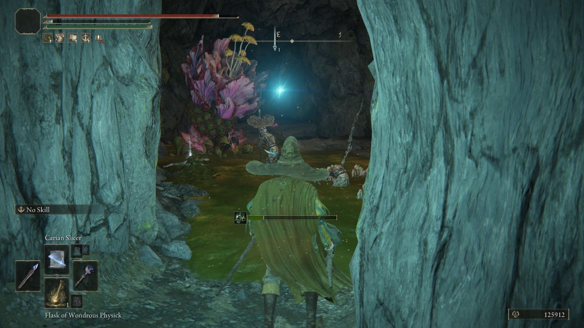 Elden Ring - Mushroom armor location inside Seethewater Cave