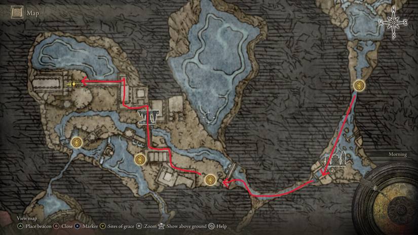 Elden Ring - Route to Moon of Nokstella