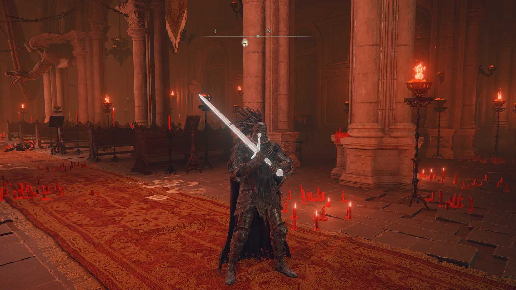 Elden Ring - Royal Knight's Resolve on a claymore