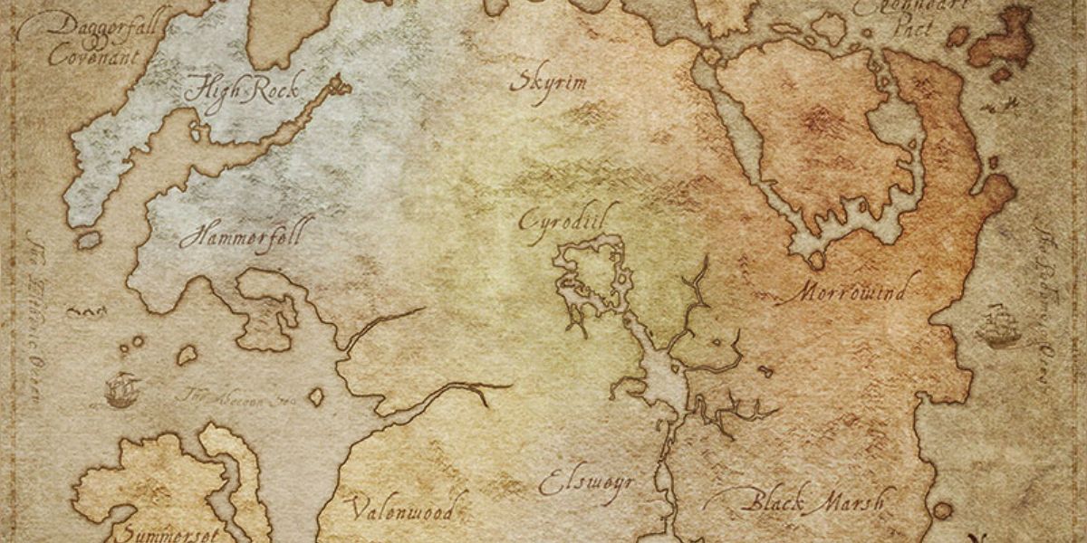 Elder Scrolls Map Size ESO Online Map Tamriel Size