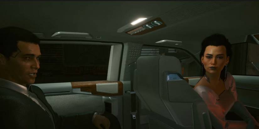 Elizabeth and Jefferson Meeting in Limousine