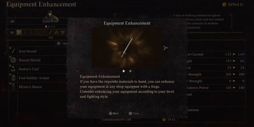 enhancing weapons and armor in dragon dogma 2