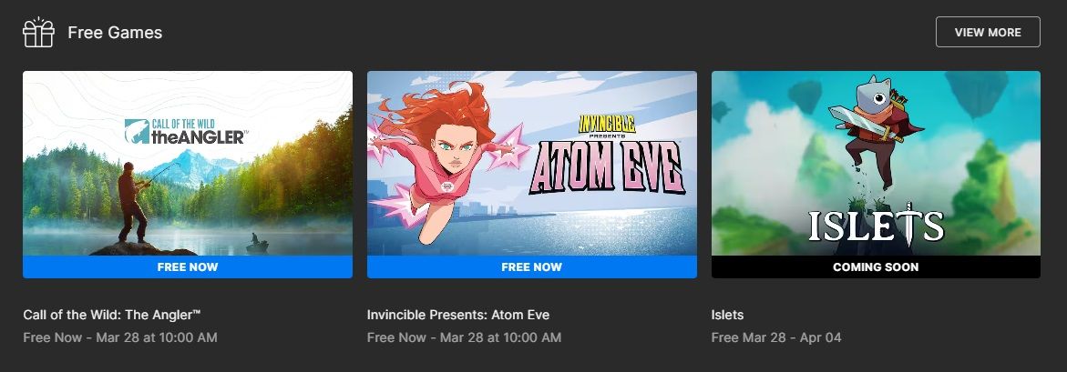 epic games store free games march 2024 islets