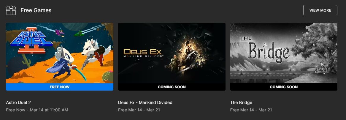 epic games store free games march 2024