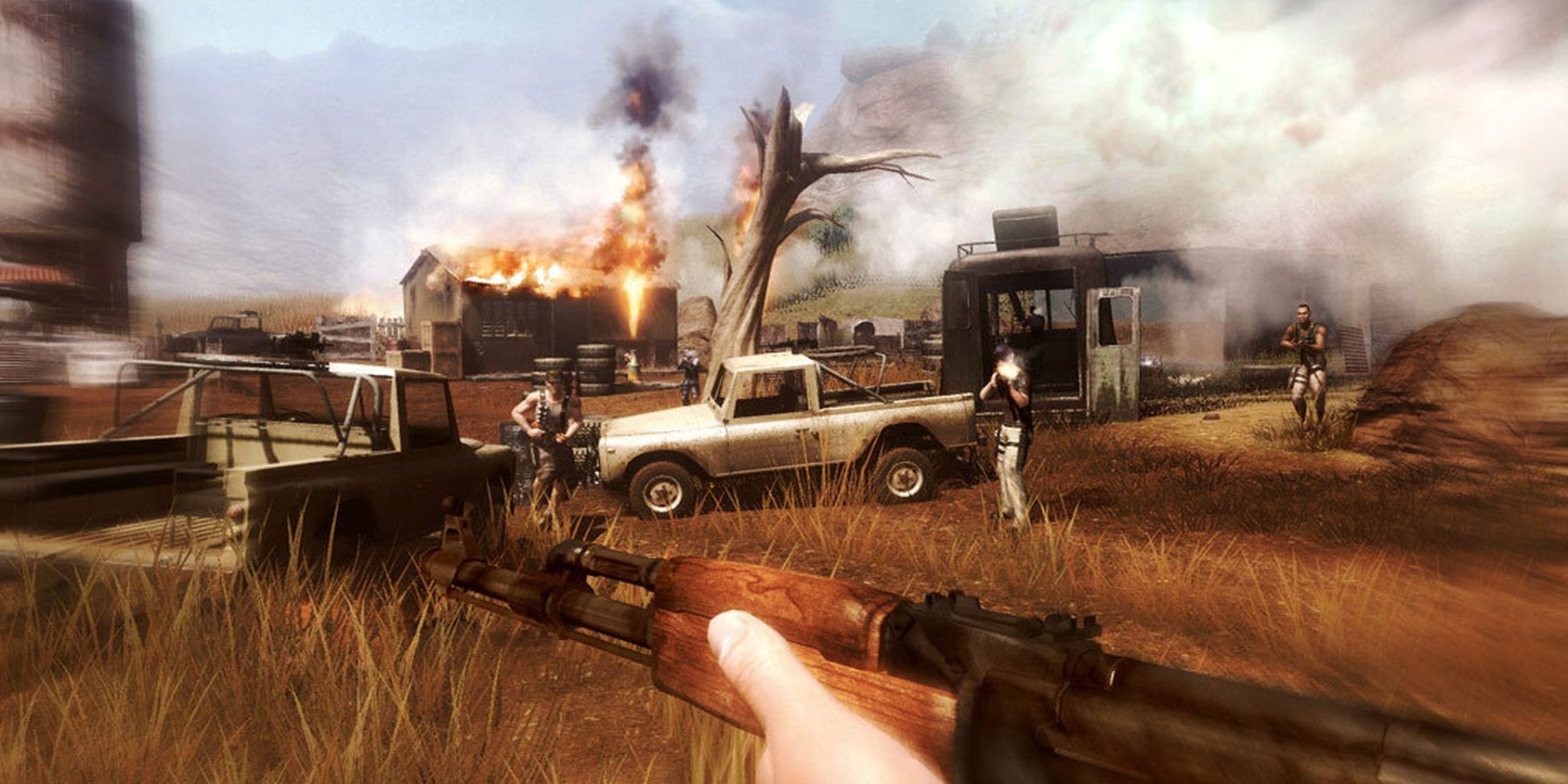 Far Cry 2 steam screenshot player vs mercs