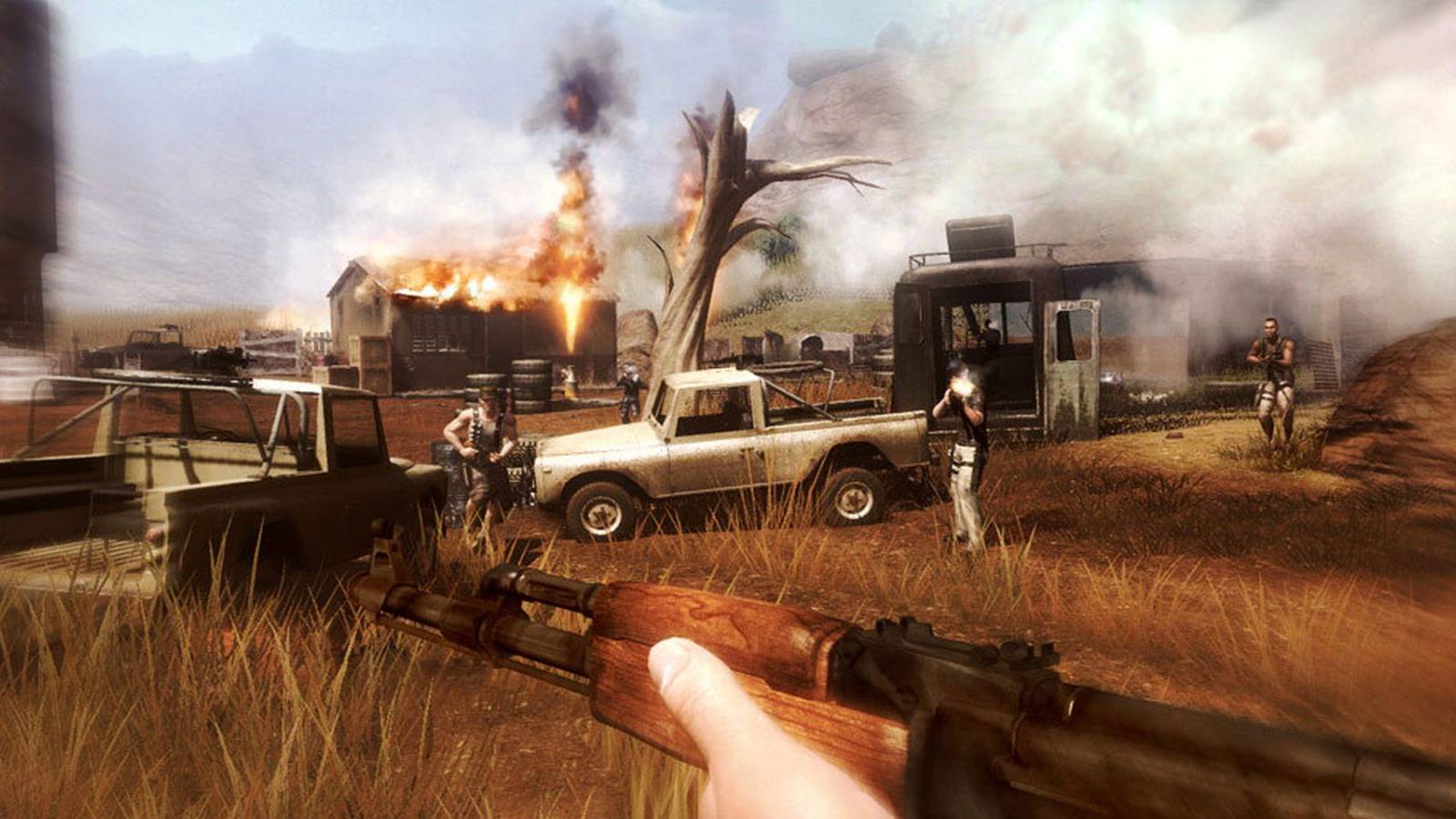 Far Cry 2 steam screenshot player vs mercs