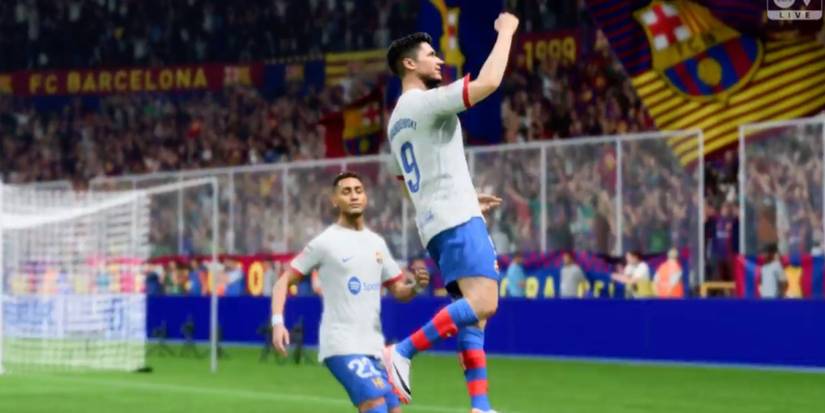 a quick animation after the griddy celebration in fc 24.