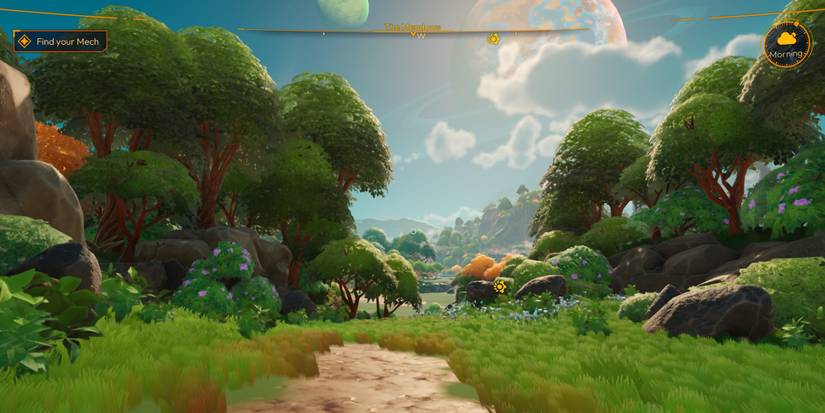 looking out over starting area