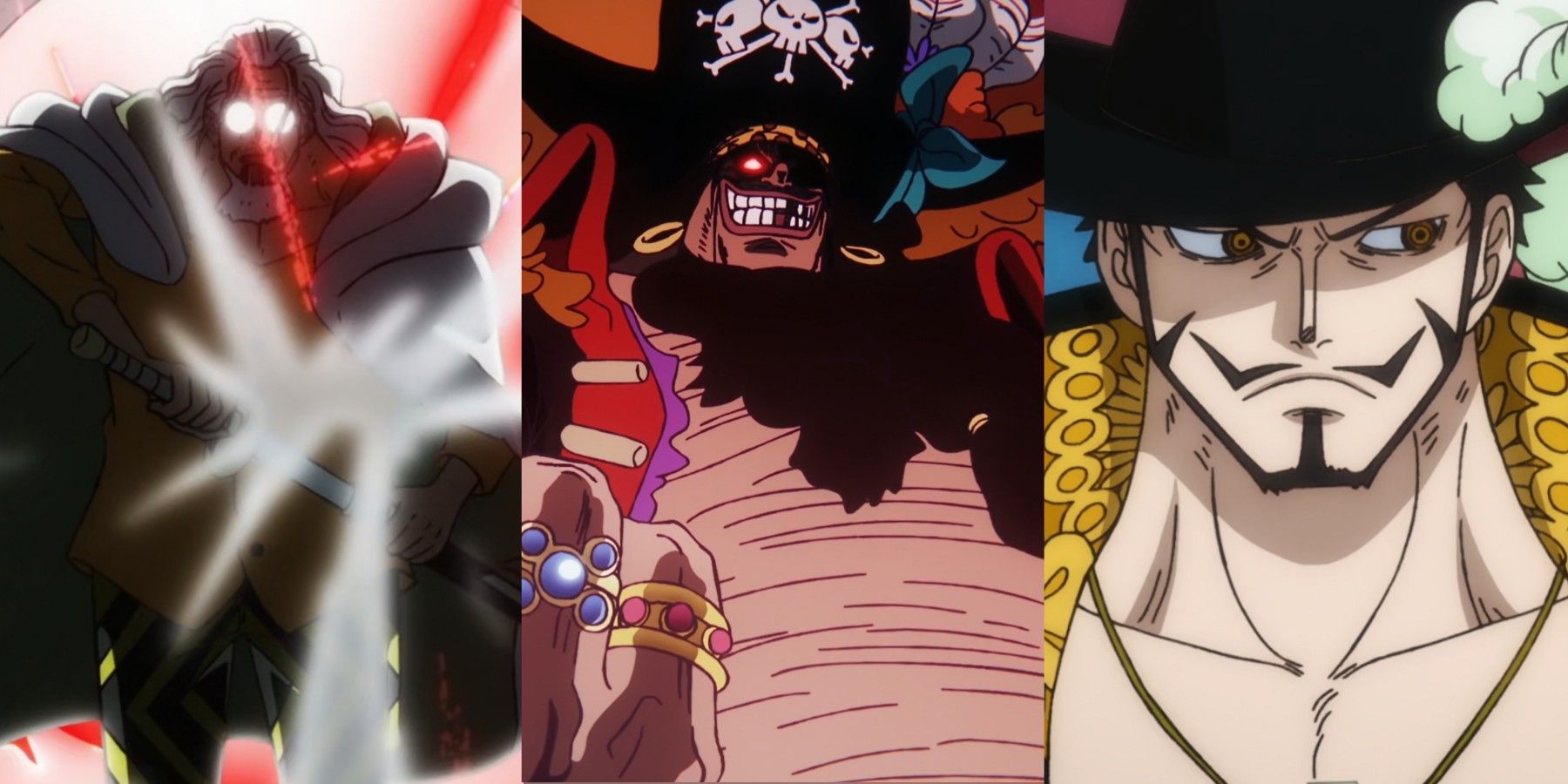 featured One Piece Characters Who Havent Lost A Fight Mihawk Rayleigh Blackbeard