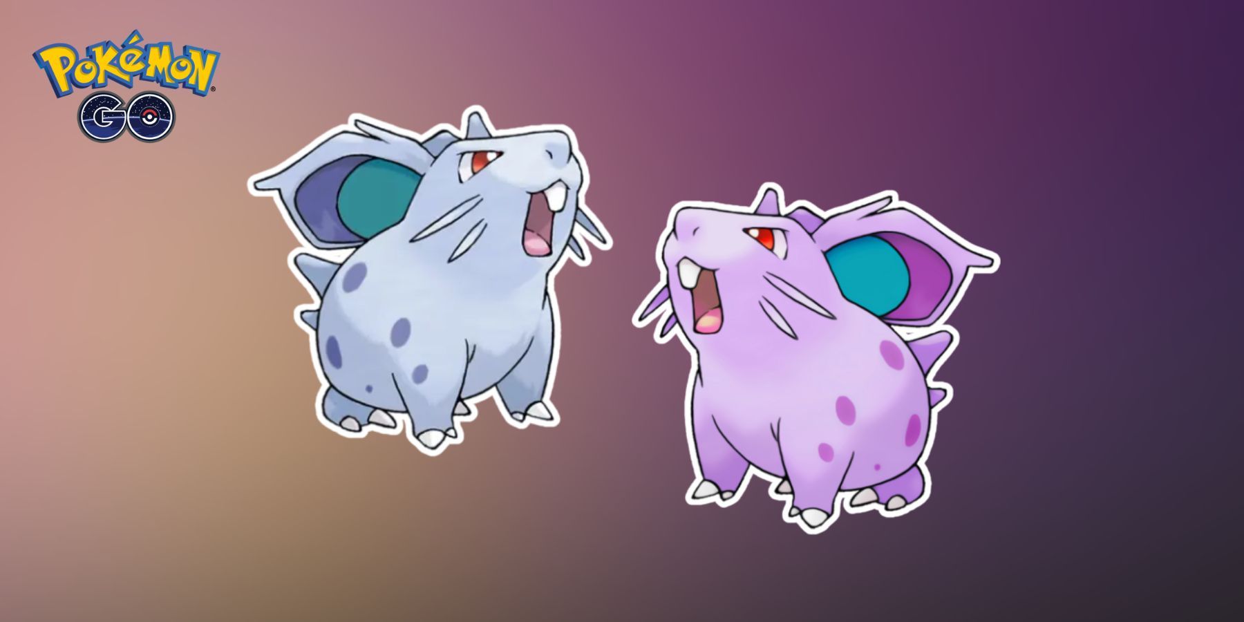 Female Nidoran and Shiny Female Nidoran in Pokemon GO