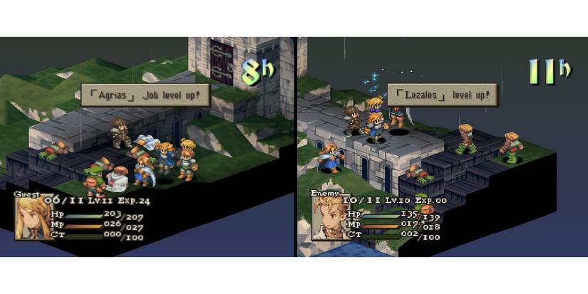 FF Tactics Job Character Level Up