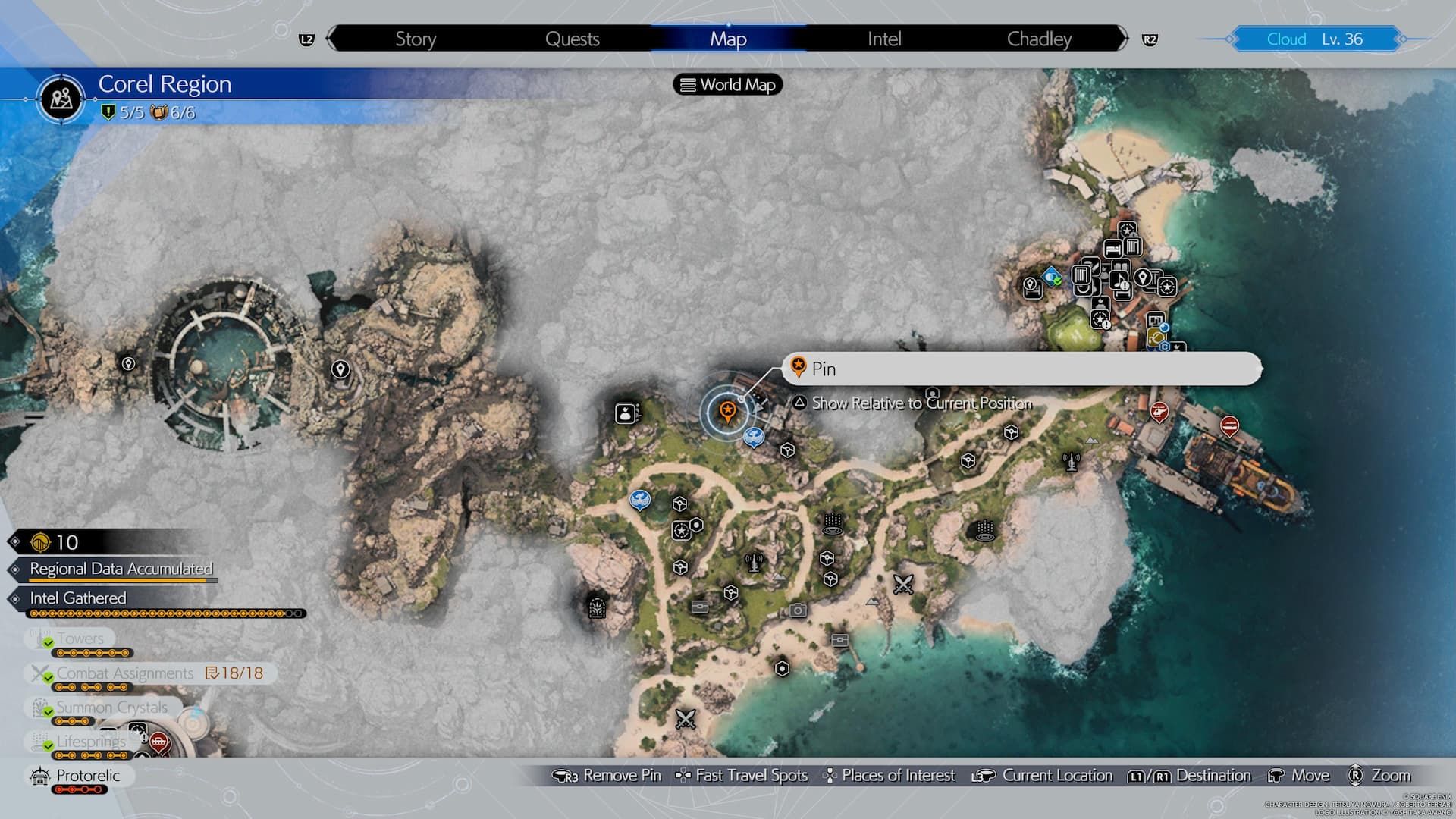 Location of a PLAY ARTS figure in Final Fantasy 7 Rebirth