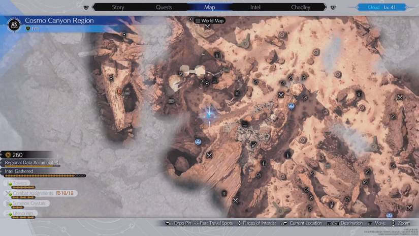 Location of a PLAY ARTS figure in Final Fantasy 7 Rebirth