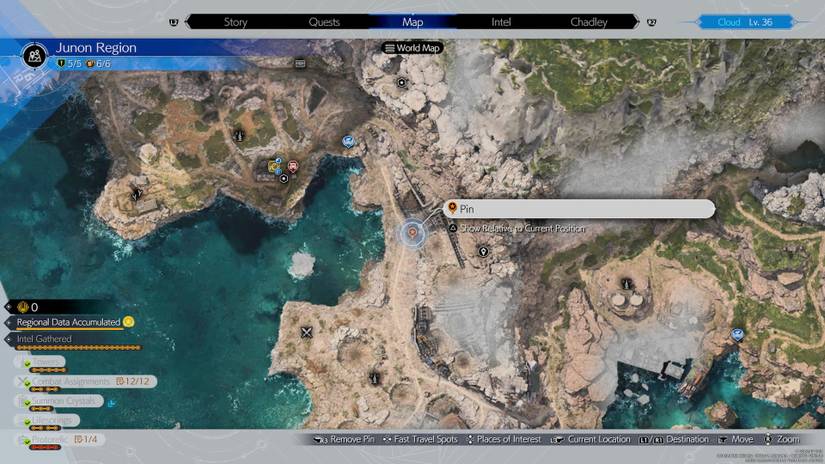 Location of a PLAY ARTS figure in Final Fantasy 7 Rebirth