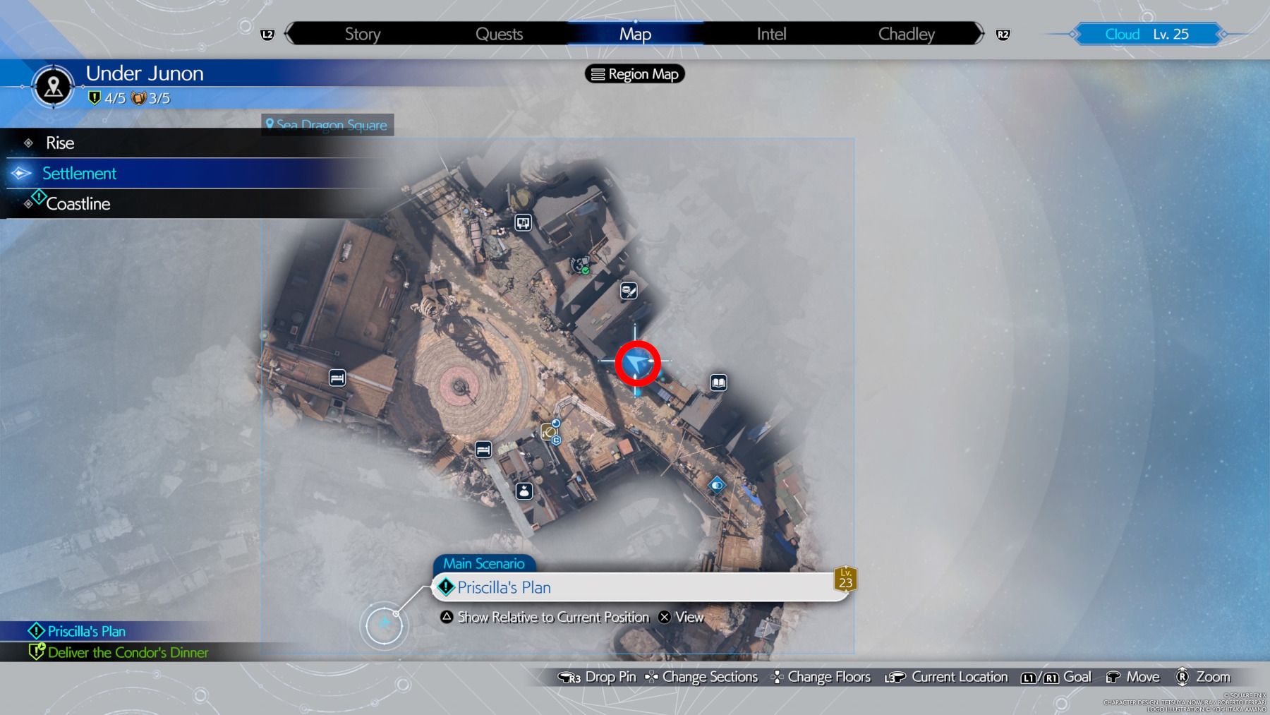 ff7 rebirth moore twins stairs map - FF7 Rebirth: The Moore Twins Location