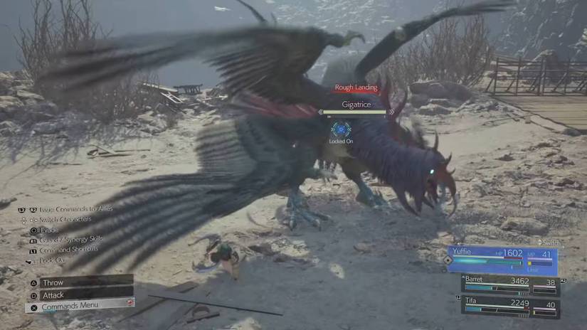 FF7R_Final Fantasy 7 Rebirth_Gigatrice_Rough Landing