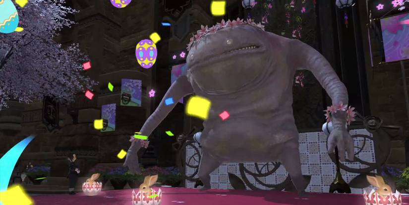 Peatie performs in Final Fantasy 14