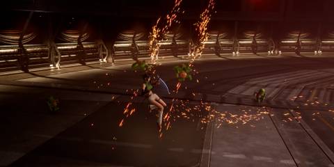 Fighting Cactuar in the Cactuar Crush mini-game in Final Fantasy 7 Rebirth