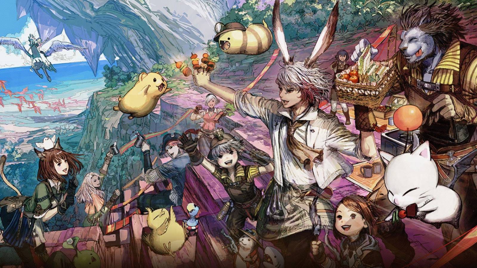 ffxiv characters crafting together